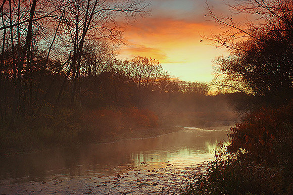 Late Autumn Sunrise on the South Branch