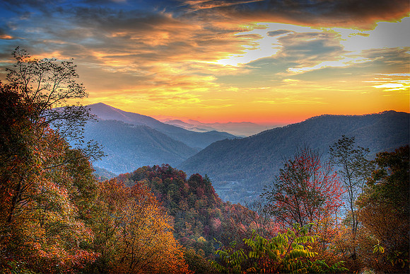 Sunrise Along the Blue Ridge Parkway